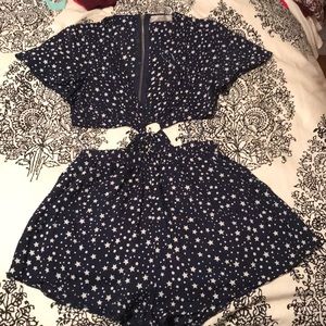 Two piece rumor boutique romper